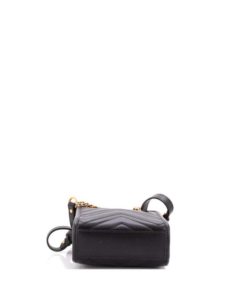 Mini GG Marmont Handle Crossbody Bag Matelasse Leather