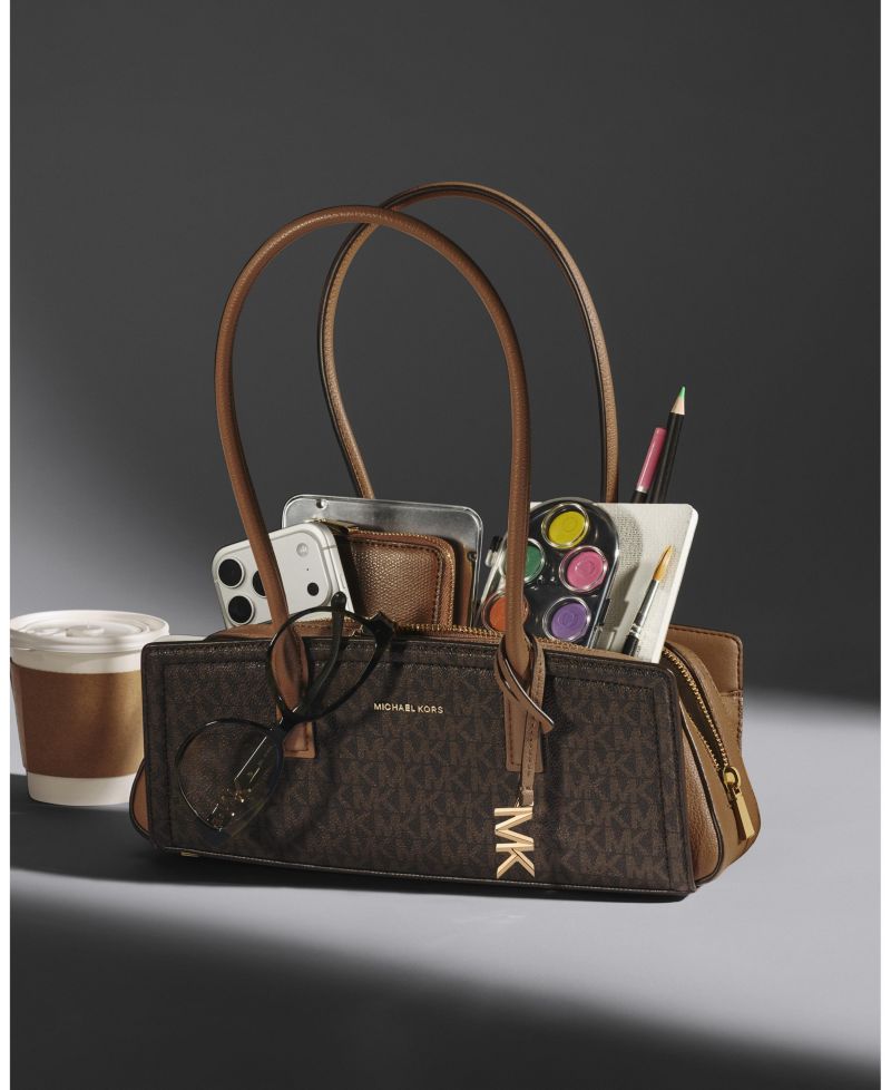 Michael Kors Laila Small East West Shoulder Tote Handbag