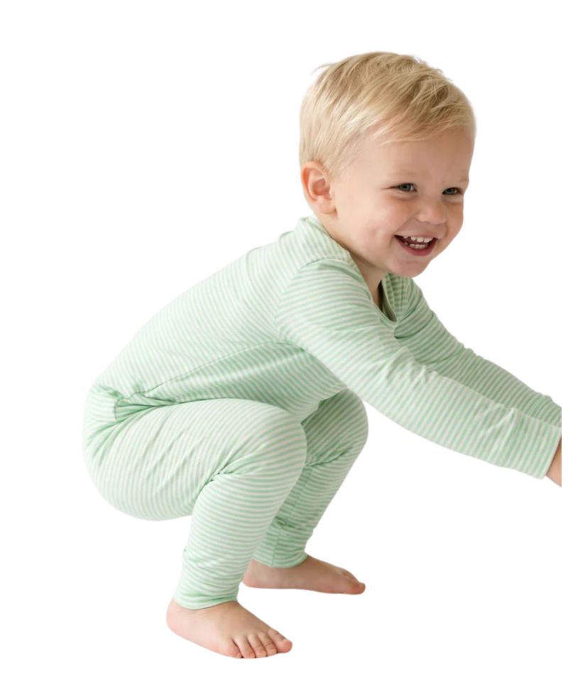 Baby Boys Pear Stripe Pajama Set