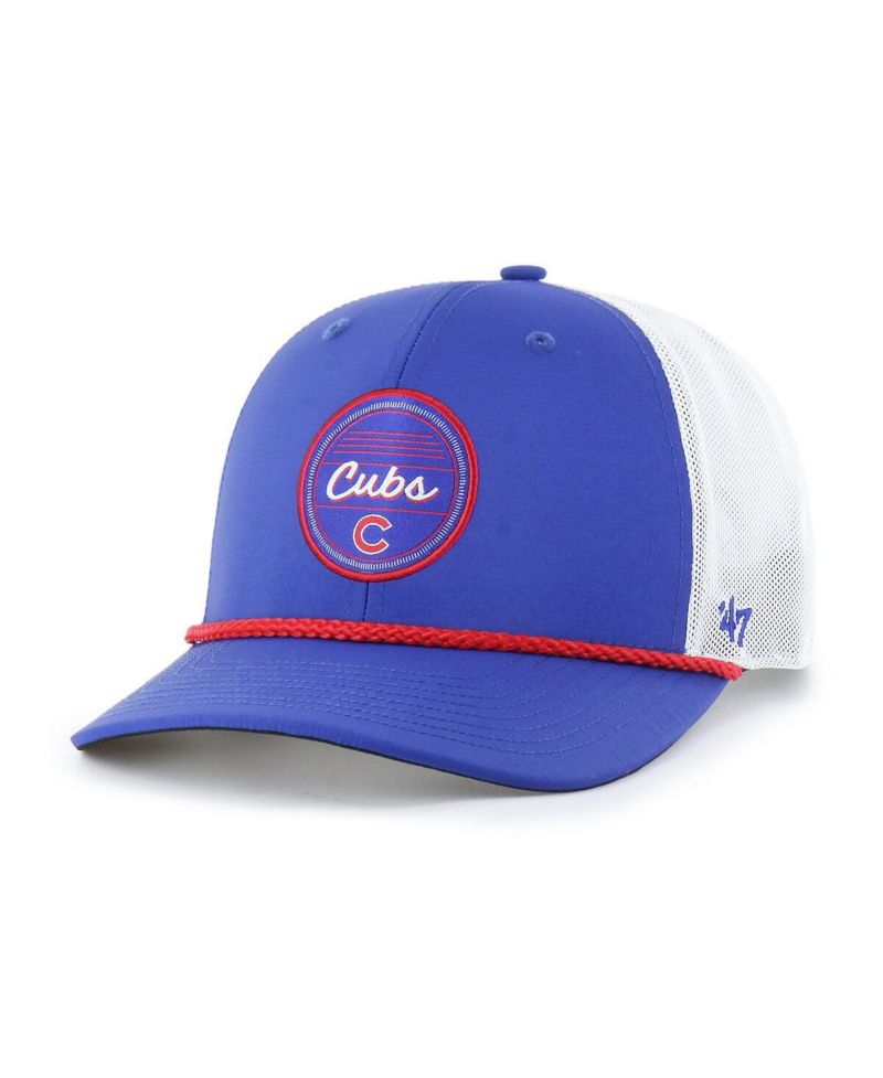 Men's Royal/White Chicago Cubs Fairway Trucker Adjustable Hat