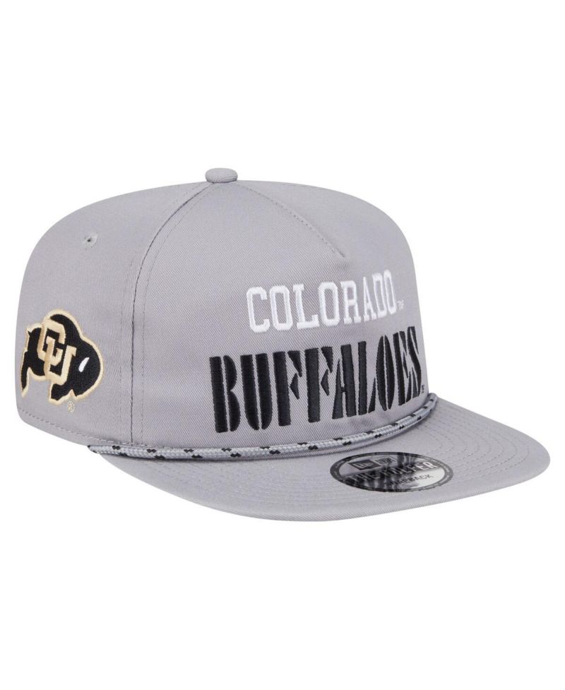 Men's Gray Colorado Buffaloes Golfer Vintage Adjustable Hat