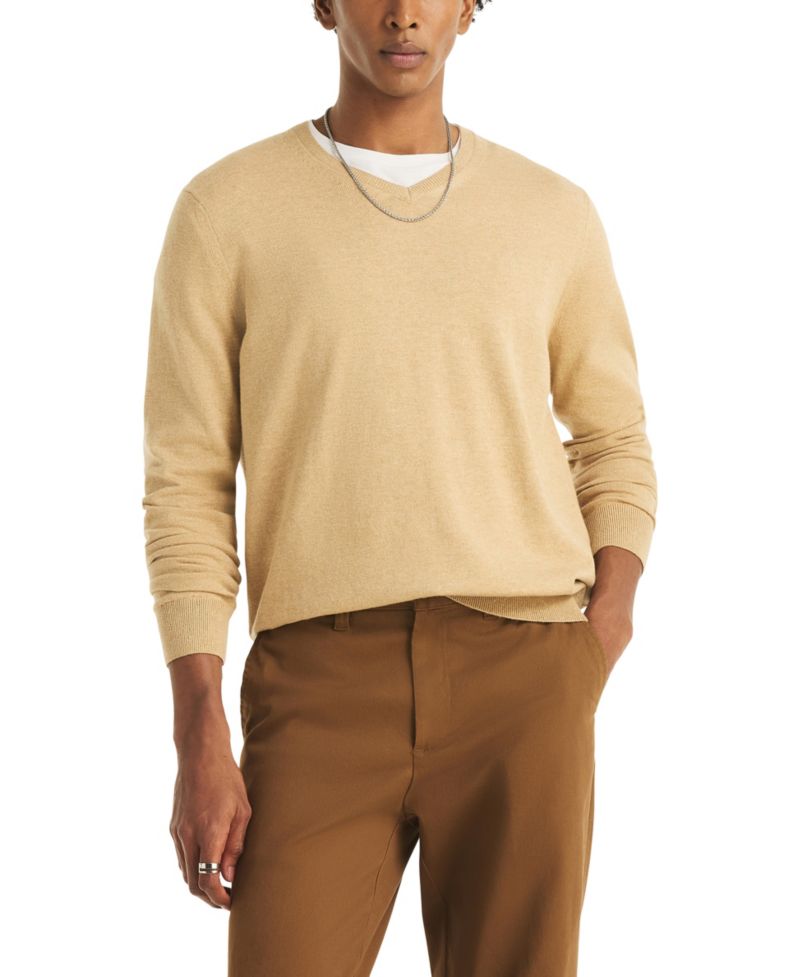 Men's Navtech Performance Classic-Fit Soft V-Neck Sweater