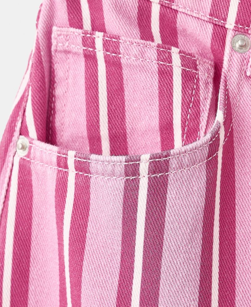 Women's Straight-Fit Striped Jeans