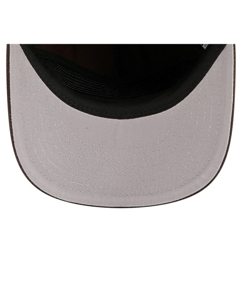 Men's Brown Cleveland Browns Stacked 19TWENTY Adjustable Hat