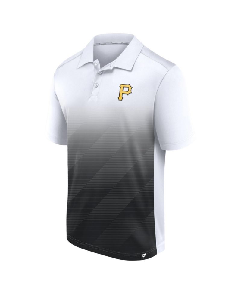 Men's White Pittsburgh Pirates Parameter Polo Shirt