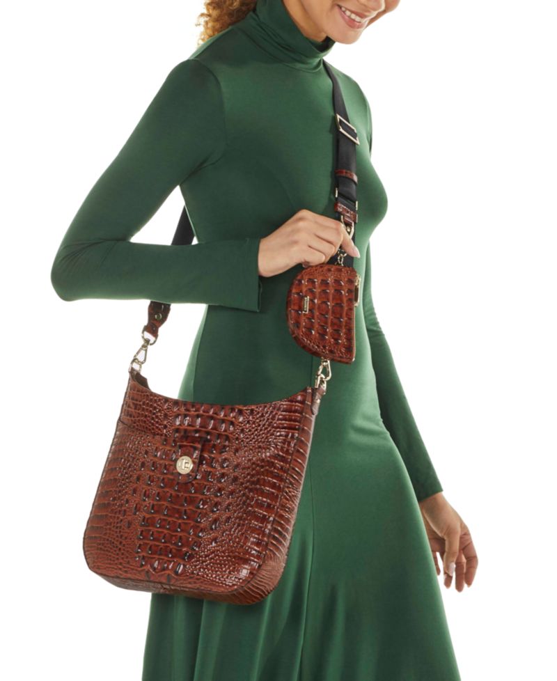 Leia Melbourne Small Leather Crossbody Bag