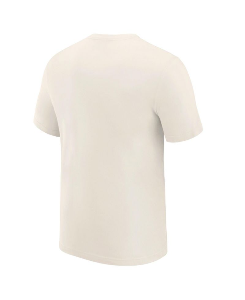 Men's Cream Michigan Wolverines Play Action Tri-Blend Performance T-Shirt