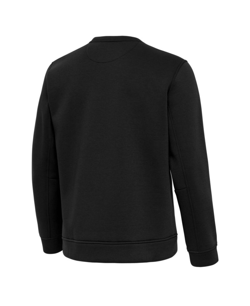 Men's Black New York Yankees Relevant Lightweight Pullover Sweatshirt