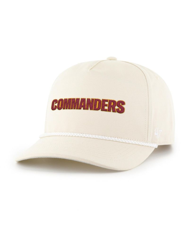 Men's Natural Washington Commanders Sure Shot Rope Hitch Adjustable Hat