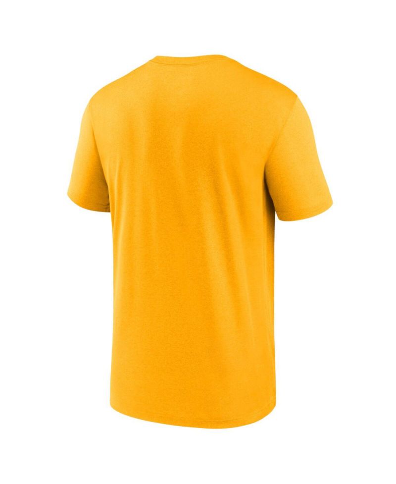 Men's Gold LSU Tigers Primetime Legend Alternate Logo T-Shirt