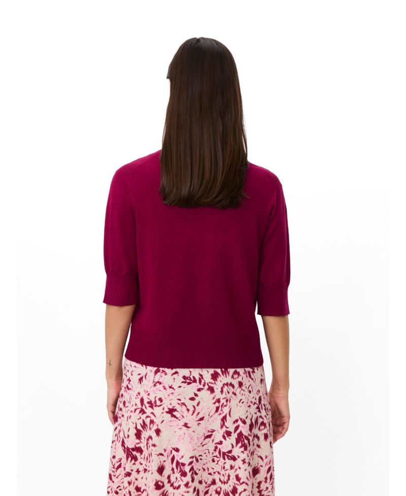 Women's Malopus Half-Sleeve Knitted Cardigan