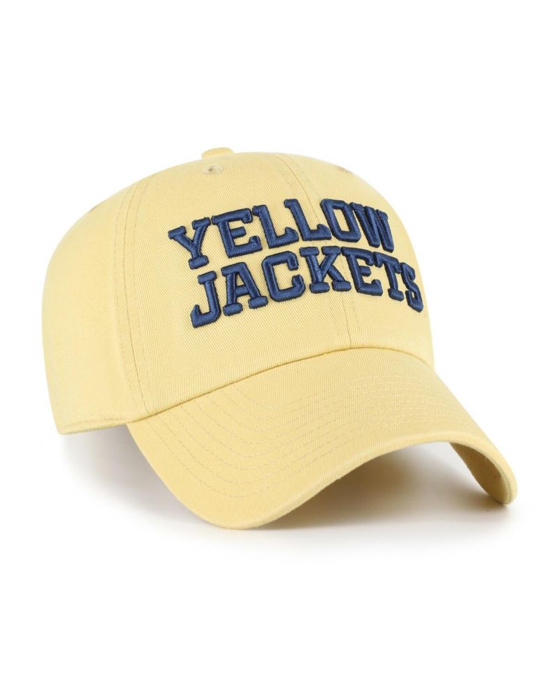 Men's Light Gold Georgia Tech Yellow Jackets Clean Up Adjustable Hat