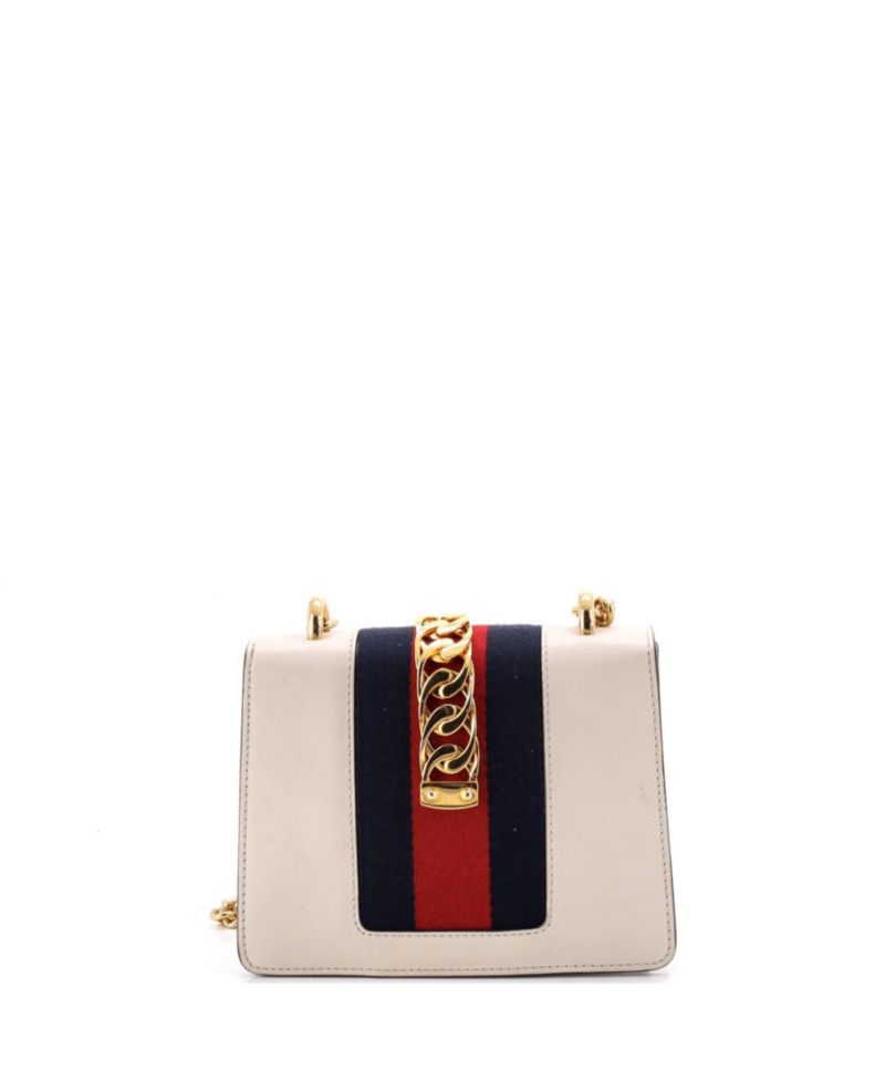 Mini Sylvie Chain Shoulder Bag Leather