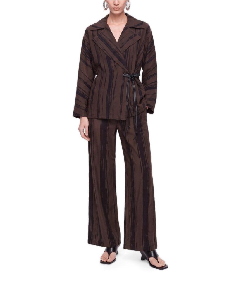 Women's Relaxed-Fit Wide-Leg Elastic-Waist Trousers