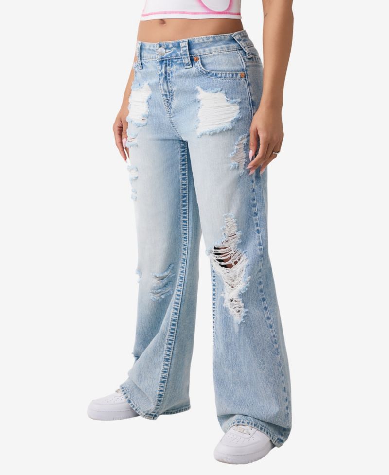 Женские мешковатые потертые джинсы Bobbi Big T