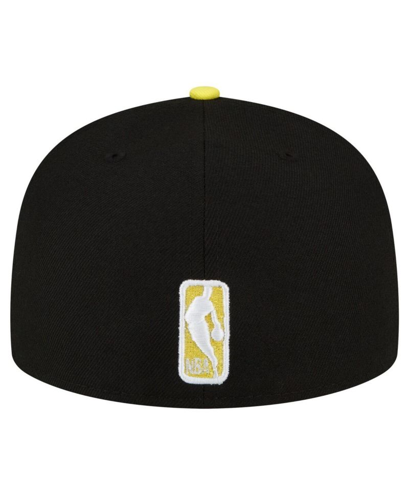 Men's Black, Yellow Utah Jazz 2-Tone 59FIFTY Fitted Hat