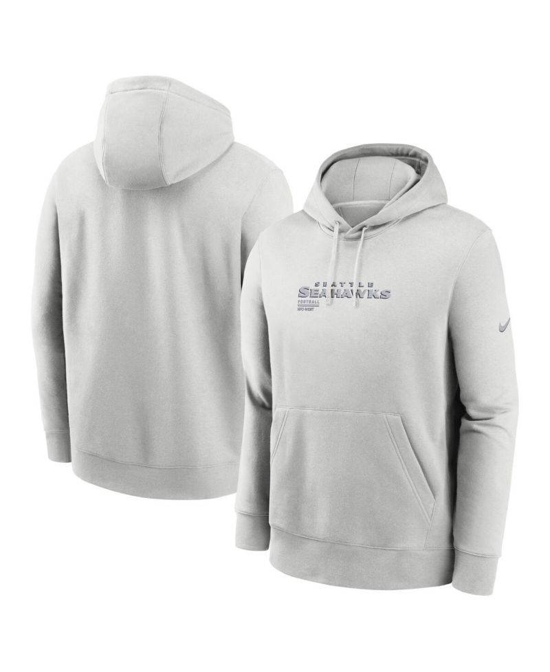 Men's Gray Seattle Seahawks Edge Pack French Terry Club Pullover Hoodie