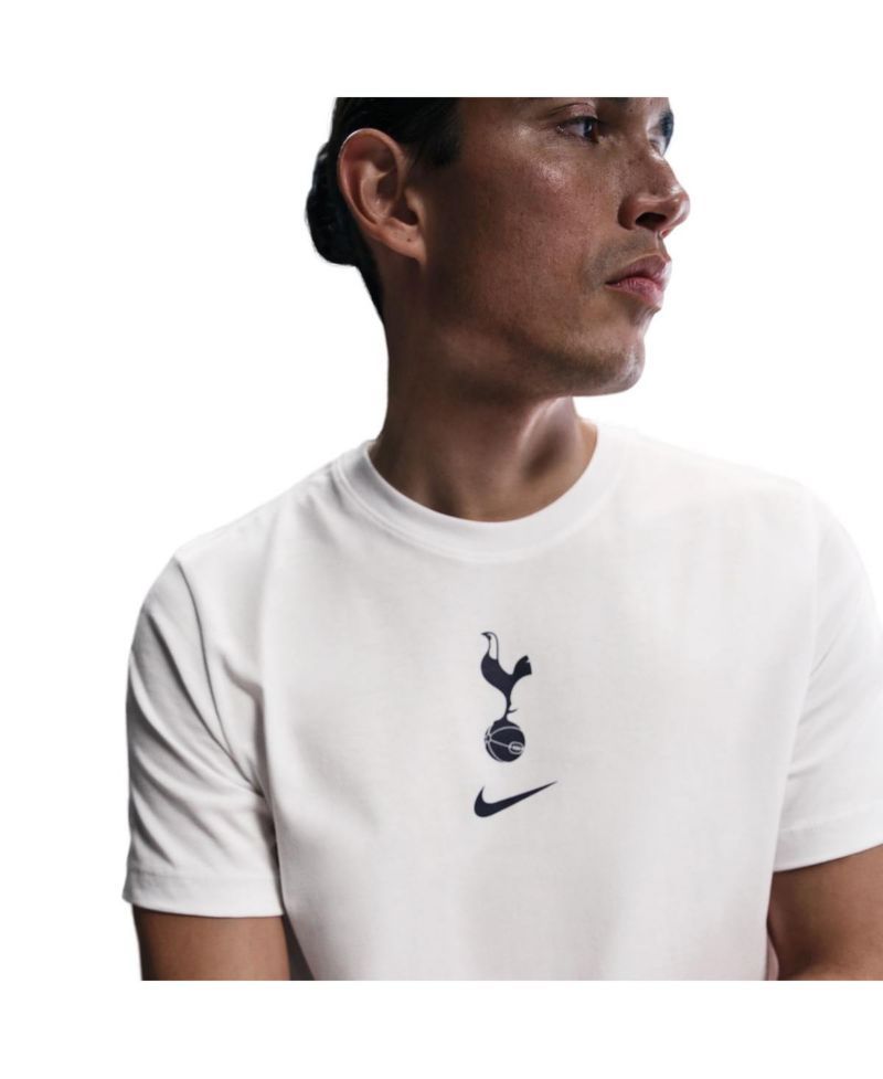 Men's White Tottenham Hotspur Crest T-Shirt