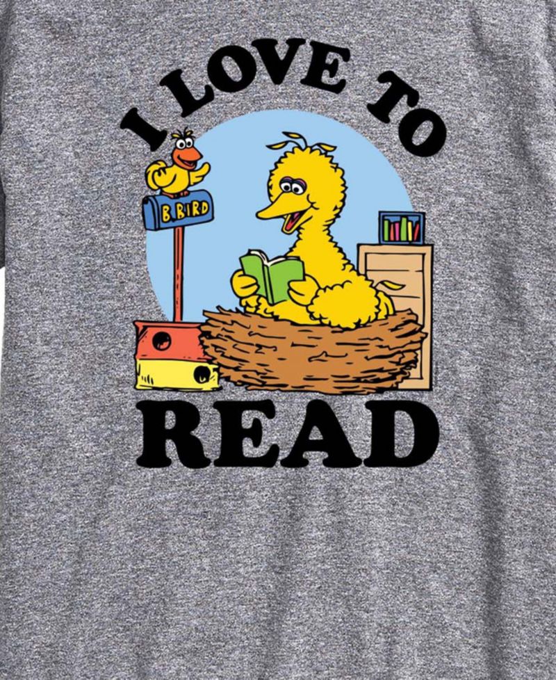 Men's Sesame Street Love To Read Short-Sleeve Graphic T-Shirt