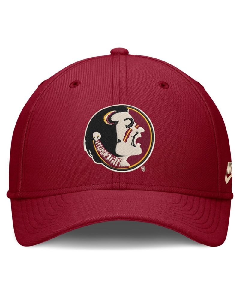 Men's Garnet Florida State Seminoles Dri-FIT Vintage Rise Swooshflex Flex Hat