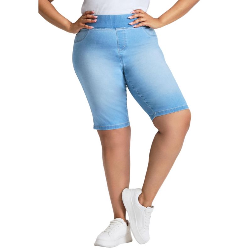 Women's Butter Denim Pull On Short
