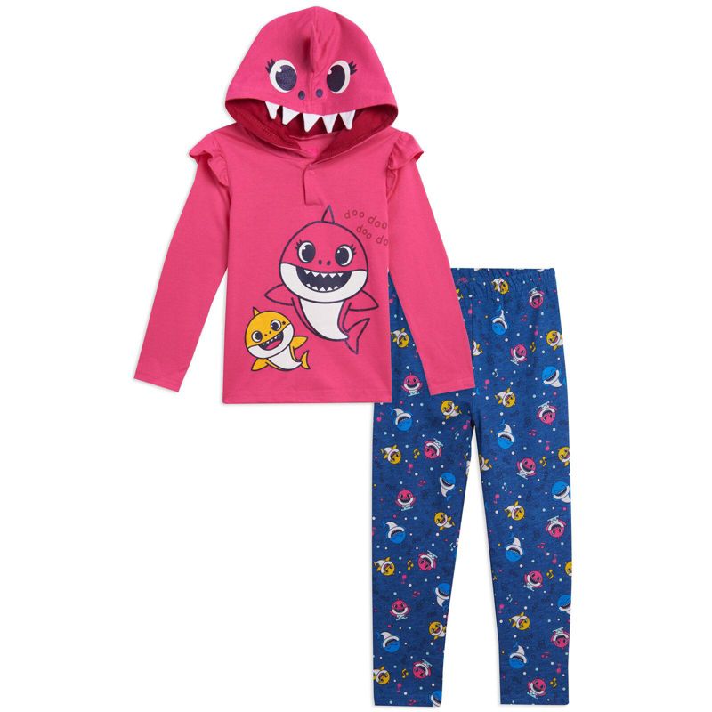 Girls' 2-Piece Hoodie and Leggings Set