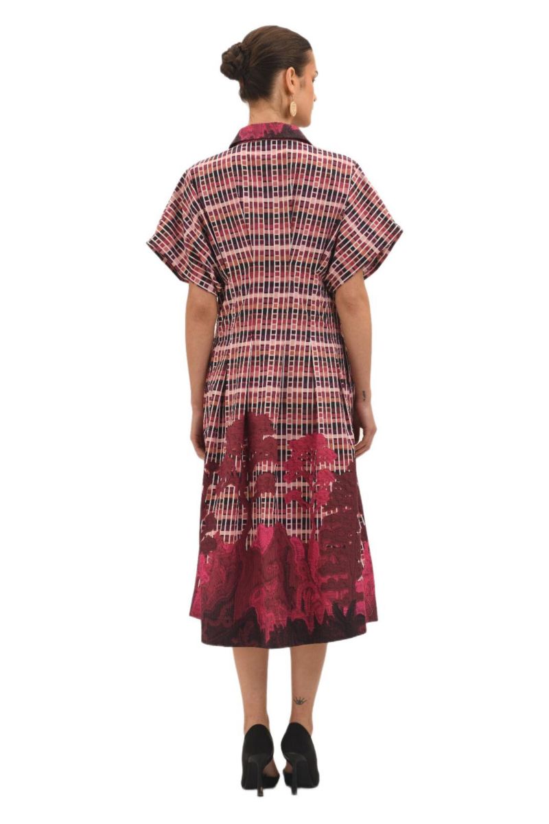 Women's Tartan Midi Dress