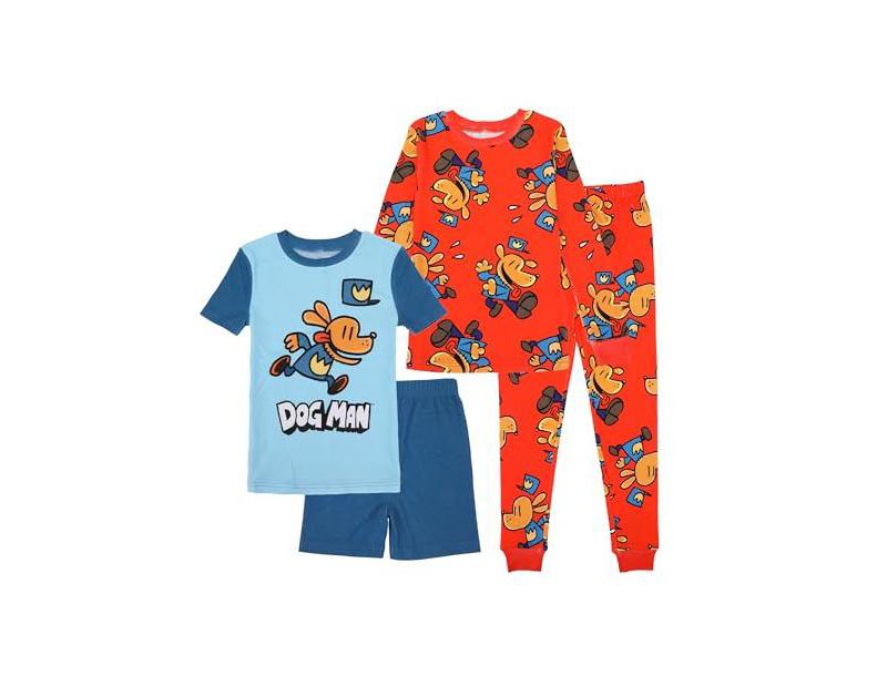 Big Boys Character Art 4-Pack Pajama Set -14