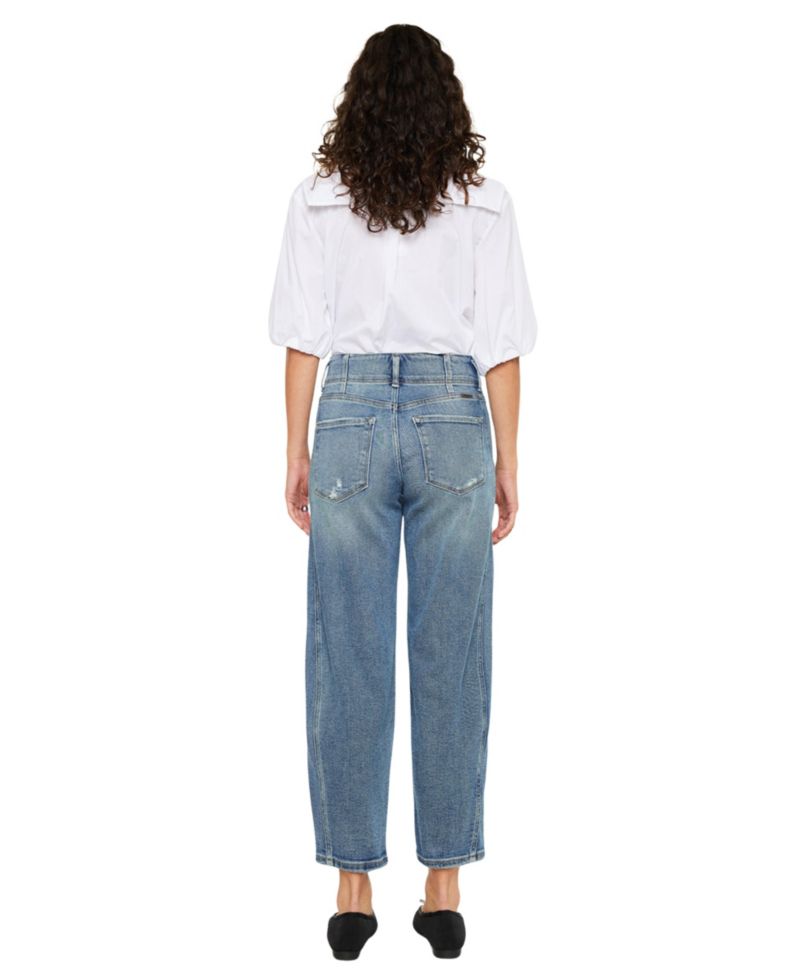 Women's USA Juniors' Jane Ultra High-Rise Slim Barrel Jeans