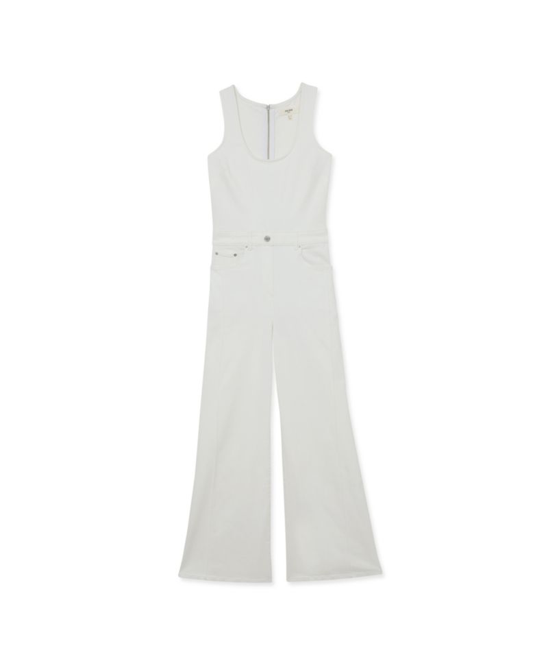 Womens' Rose Denim Racer Jumpsuit