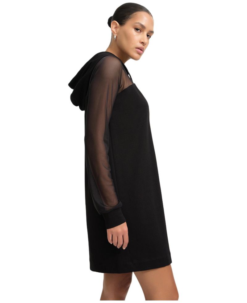 Women's Park Mesh-Panel Hooded Sweatshirt Dress