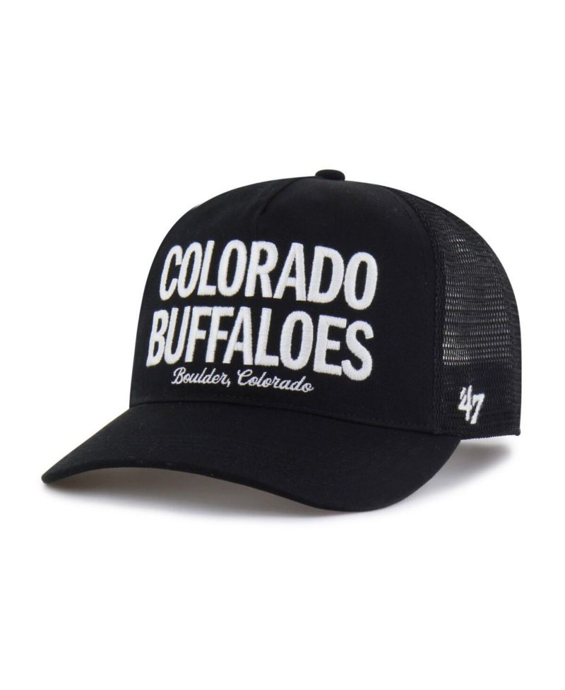 Men's Black Colorado Buffaloes Contemporary Hitch Trucker Adjustable Hat