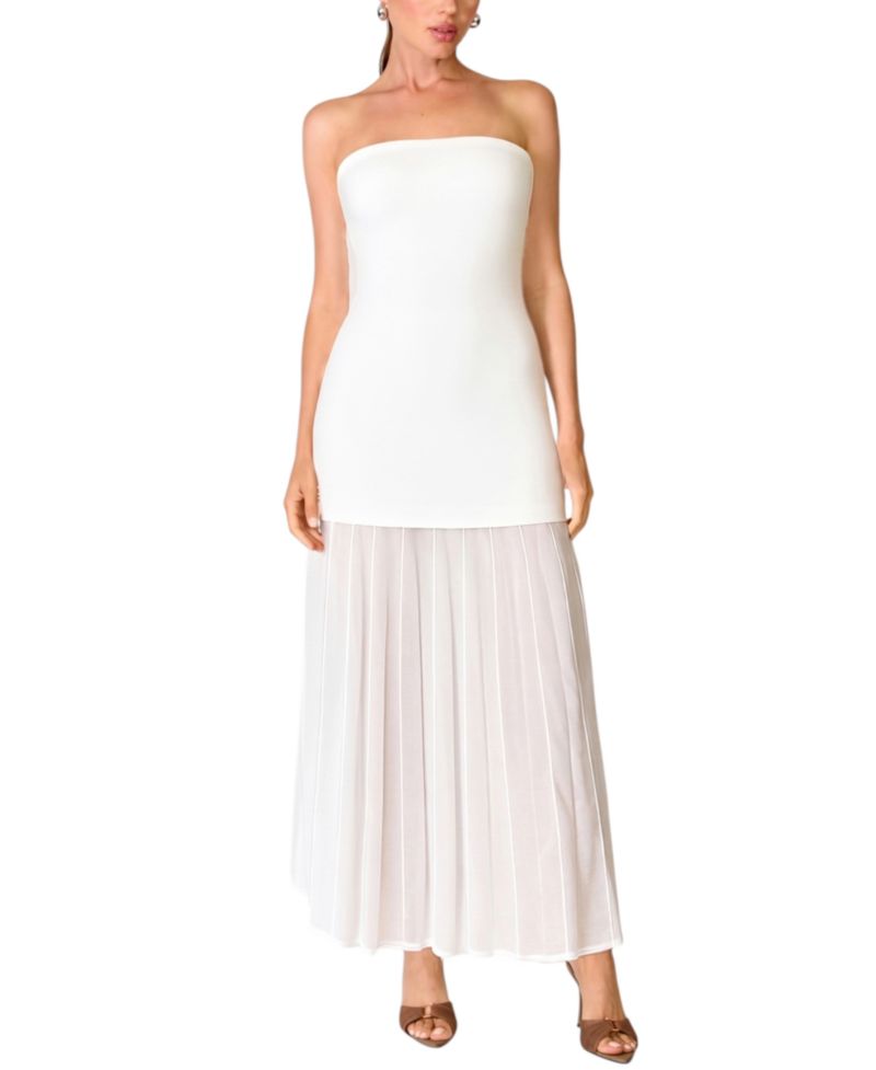 Women's Perissa Strapless Sweater Dress