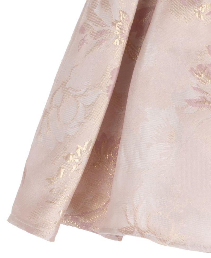 Baby Girls' Embroidered Brocade Dress with Bloomers