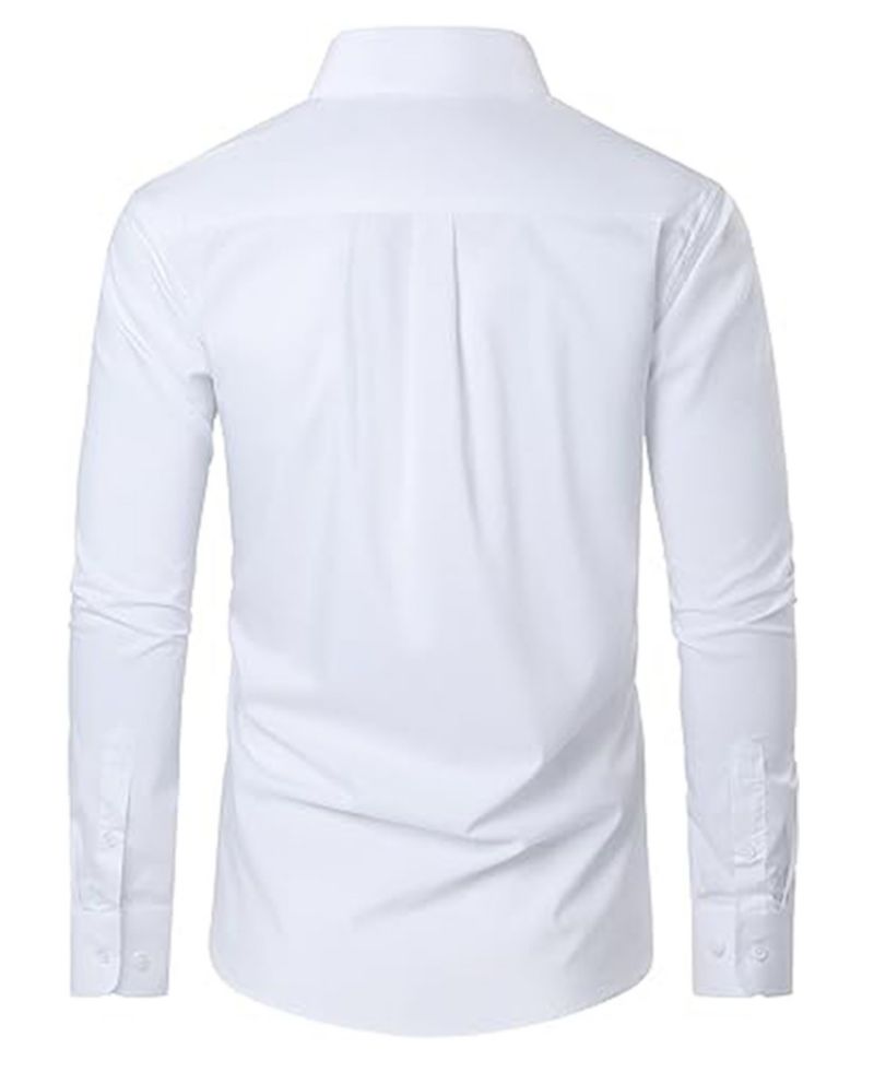 Men's Long Sleeve Classic Dress Shirt