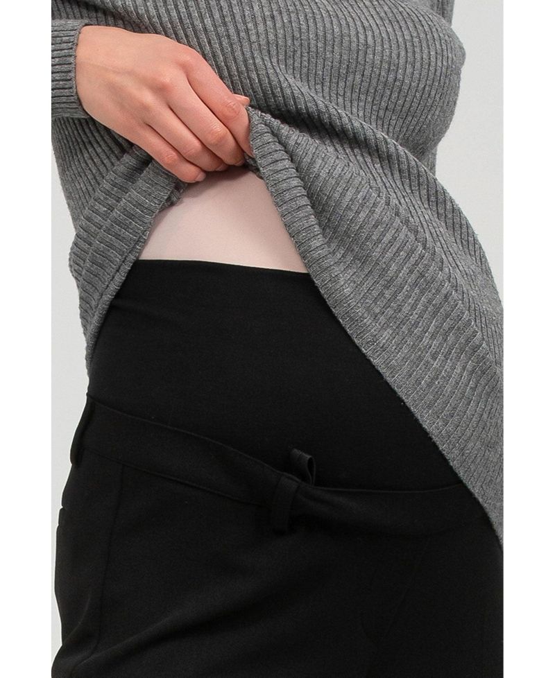 Maternity Straight-textured super stretch Noah Pants
