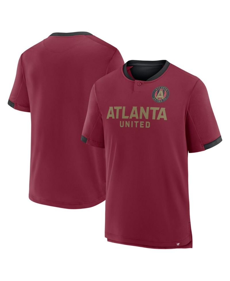 Men's Red Atlanta United FC Stoppage Time Striker T-Shirt
