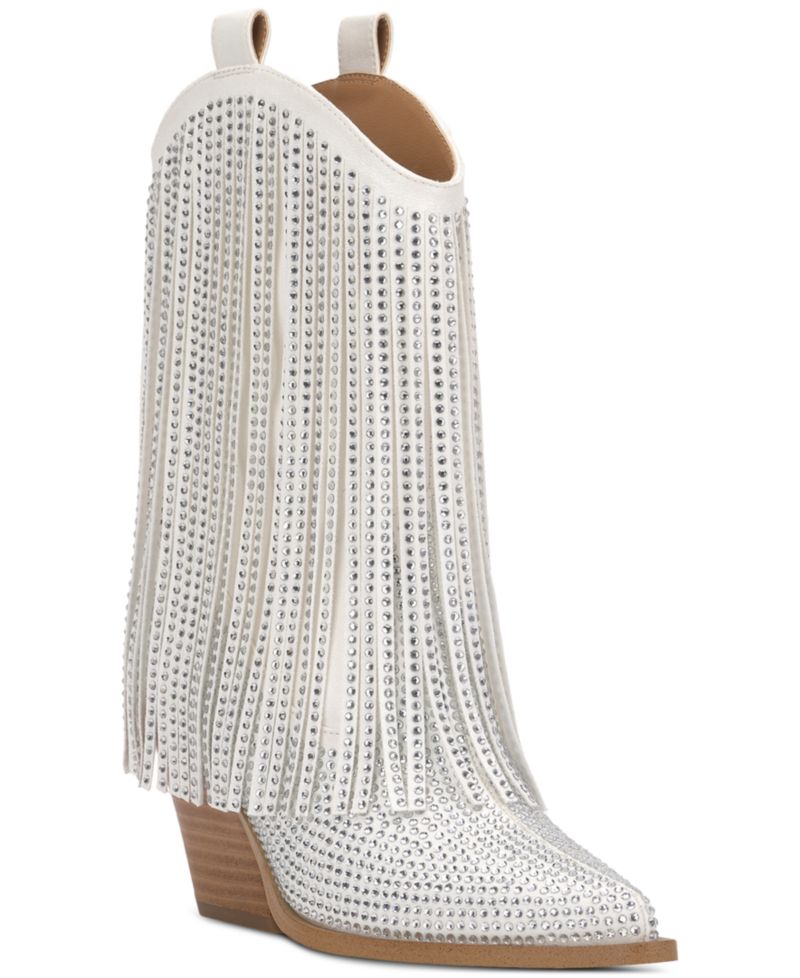 Women's Paredisa Rhinestone Fringe Cowboy Booties