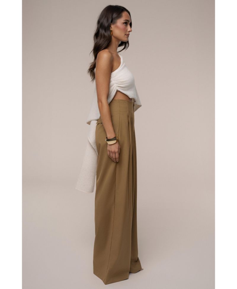 Women's Polished Pleat Trouser