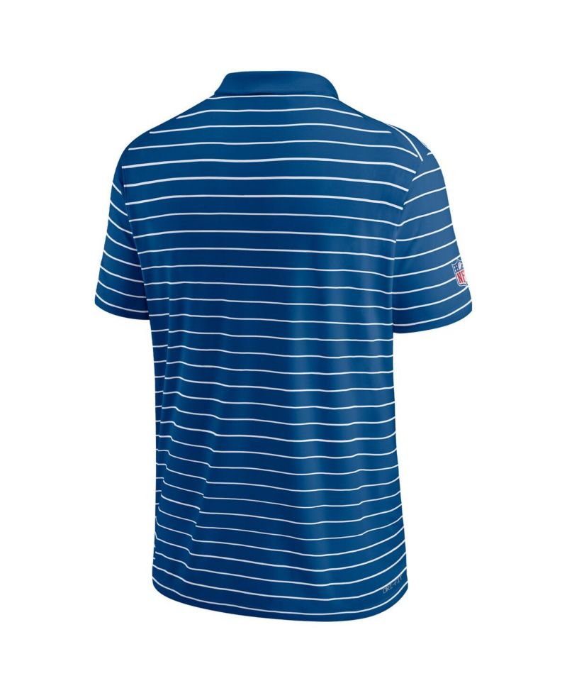 Men's Royal Indianapolis Colts Sideline Lock Up Victory Performance Polo