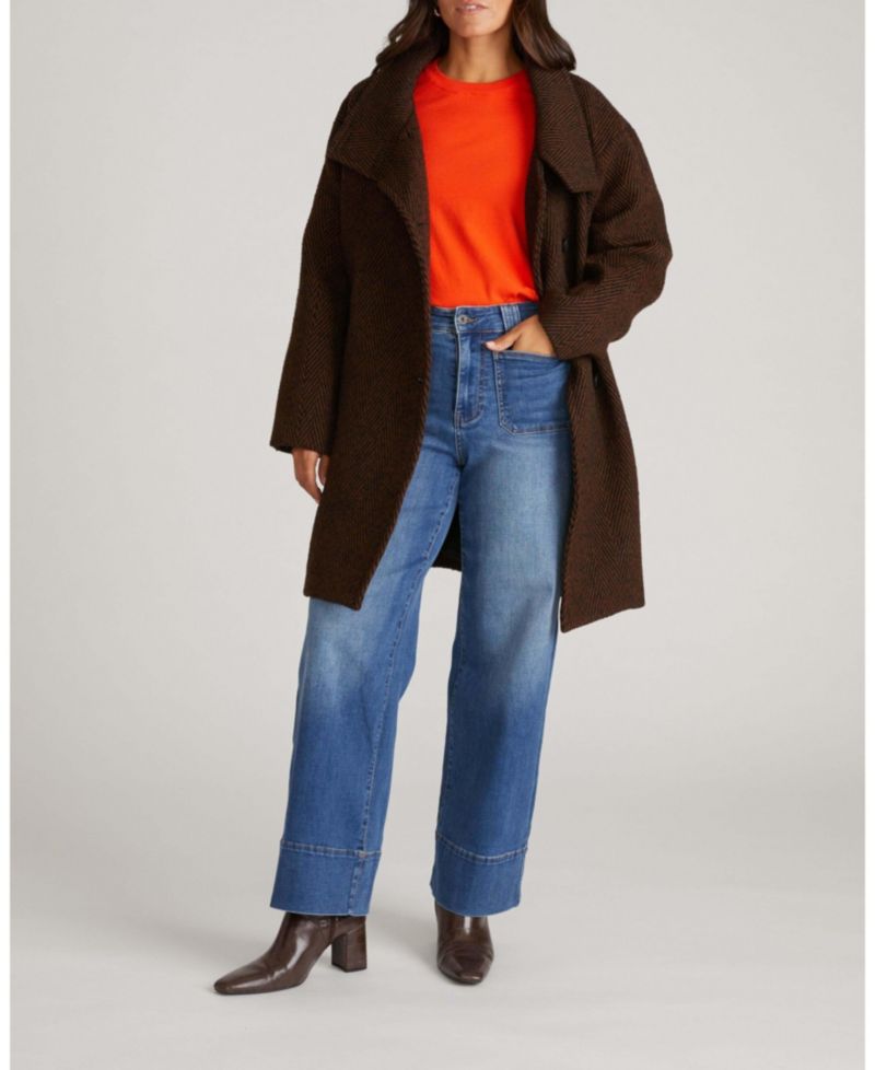Women's Plus Size Marlo Cocoon Coat