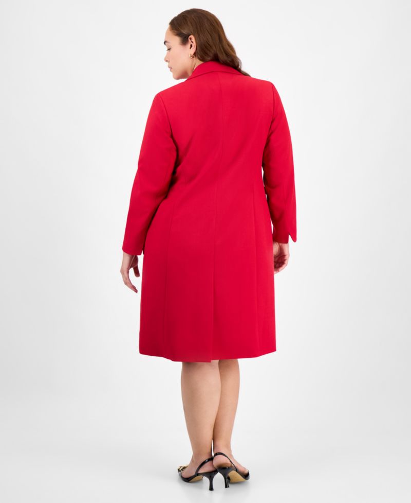 Plus Size Sleeveless Sheath 2 Piece Dress Suit