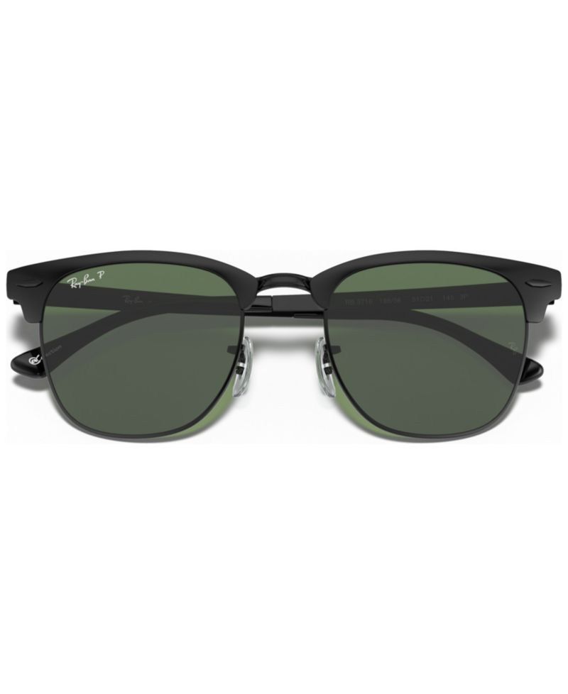Polarized Sunglasses, RB3716 CLUBMASTER
