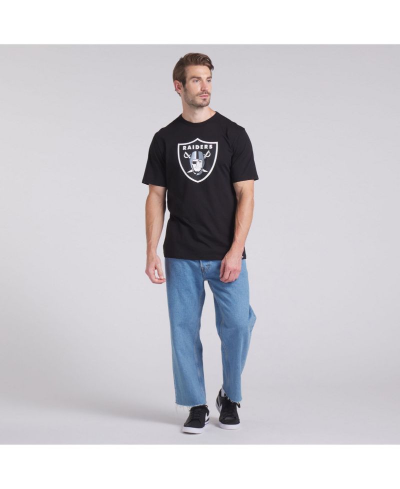 Men's Black Las Vegas Raiders Legacy Cotton T-Shirt