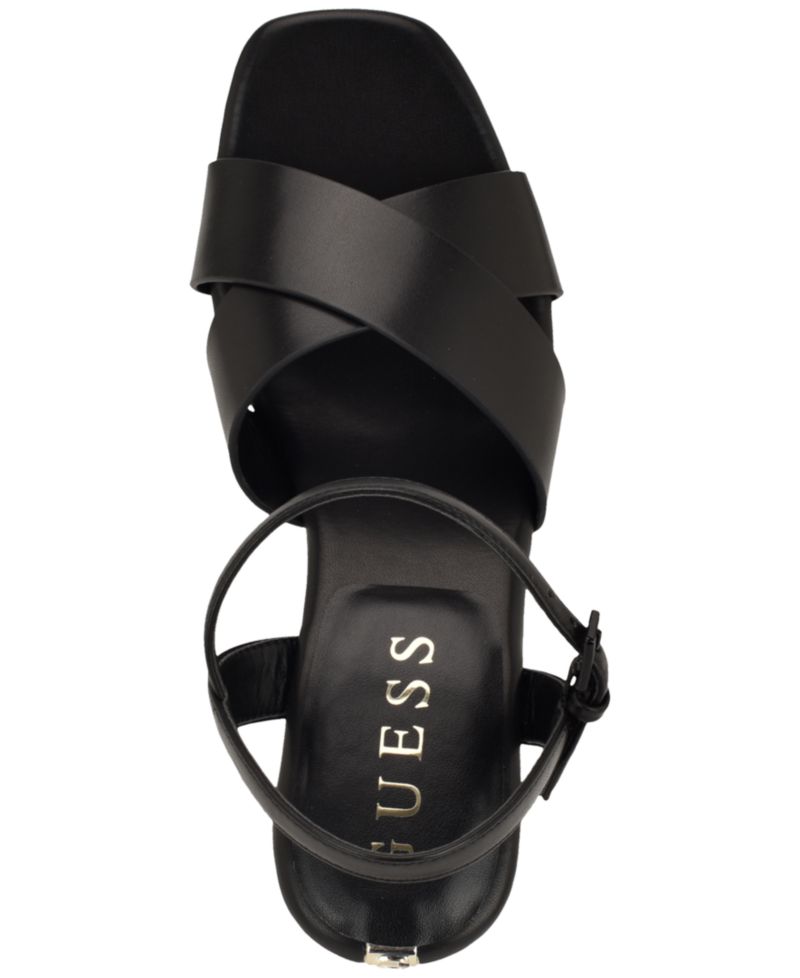 Women's Qeelin Criss-Cross High Block Heel Platform Sandals