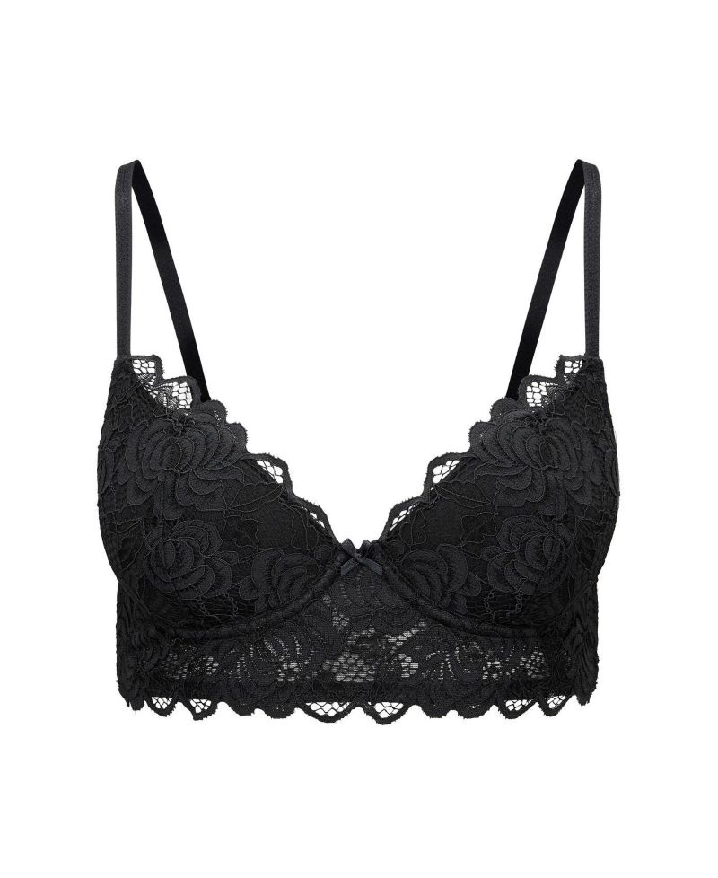 Laurelyne Push-Up Plunge Longline Bra