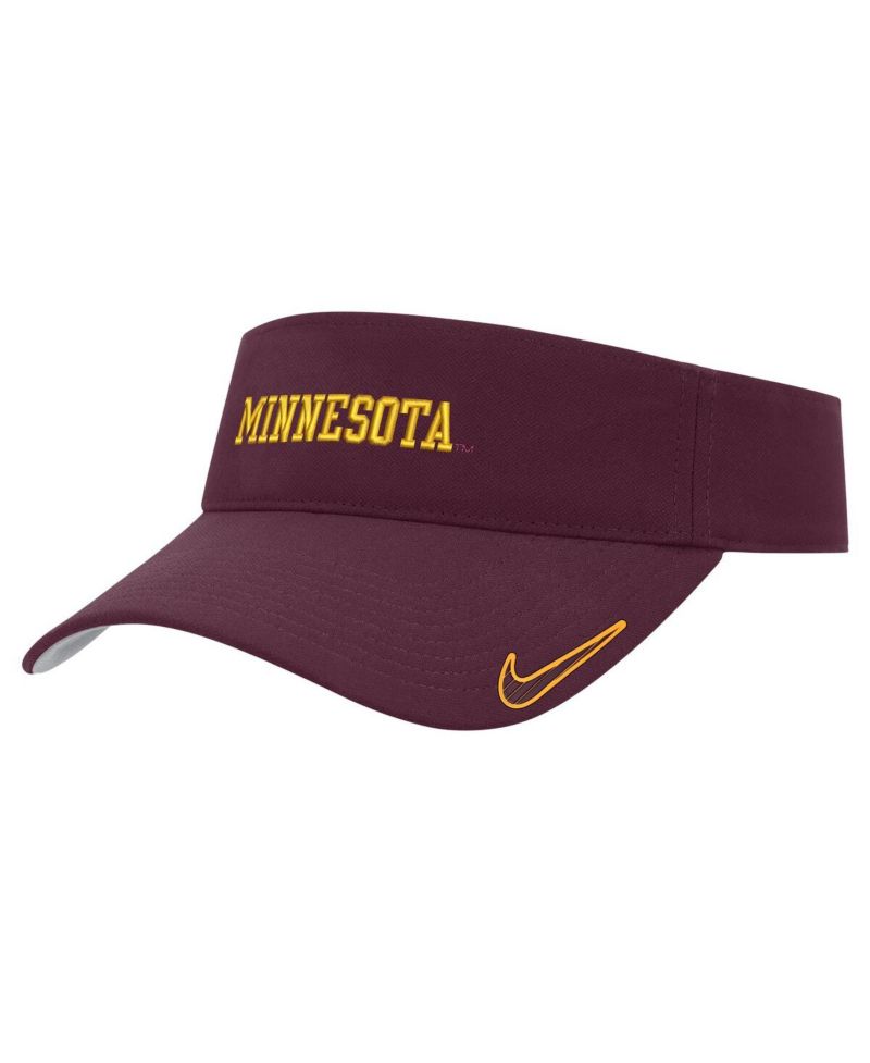 Men's Maroon Minnesota Golden Gophers 2024 Sideline Ace Performance Adjustable Visor Hat
