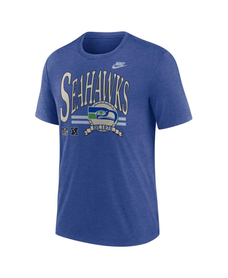 Men's Seattle Seahawks Rewind Tri-Blend Retro T-Shirt