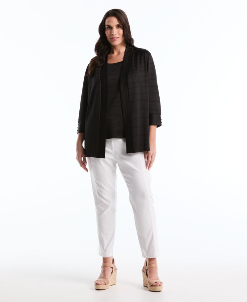 Petite Ottoman Knit Cardigan Sweater