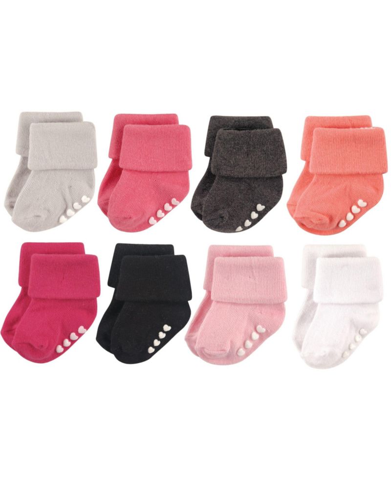8Pk Cuff Socks